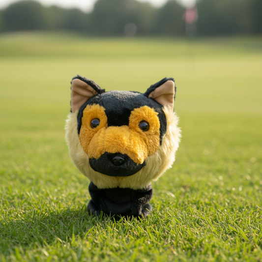 fox dog club head cover unique golf gift idea for dog lover