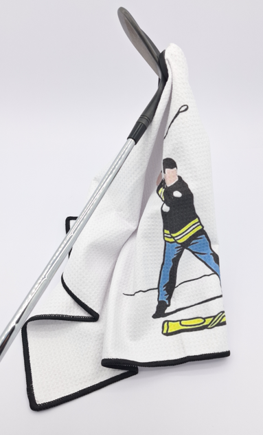 Happy gilmore magnetic golf towel unique golf gift idea
