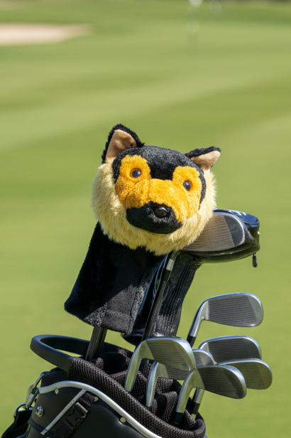Novelty golf club head cover fox unique golf gift