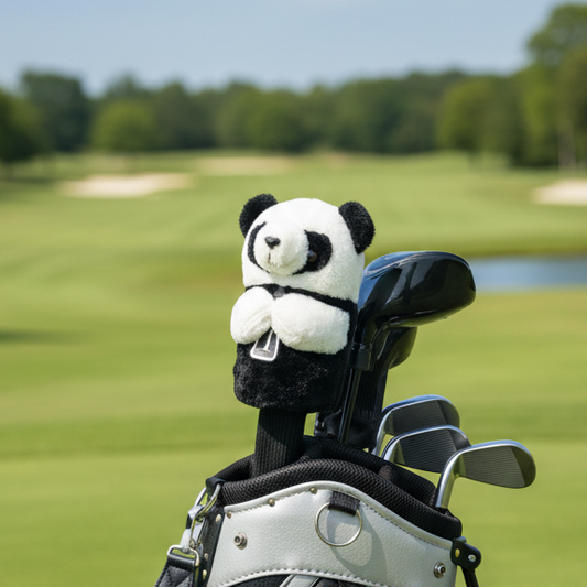 golf head cover panda unique golf gift idea