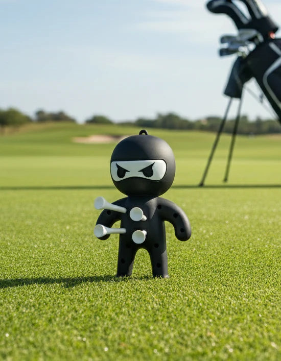 Ninja tee holder unique golf gift idea