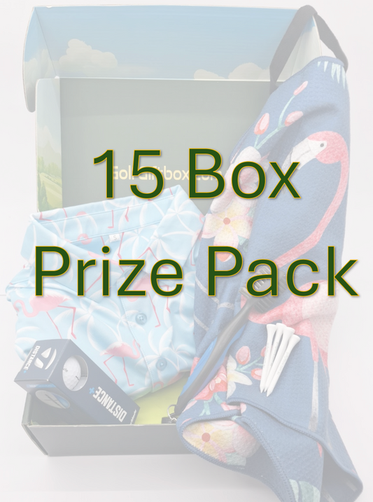 Golf tournament prize pack for social golf day prizes