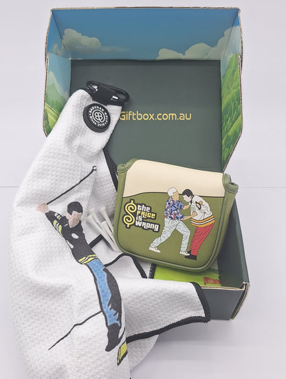 Happy Gilmore Golf Gift Box with Putter cover and golf towel golf gifts