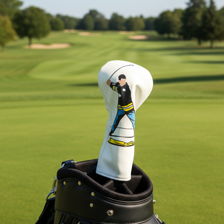 Happy Gilmore club head cover unique golf gift idea for him
