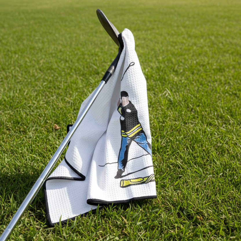 Happy gilmore golf towel unique golf gift idea
