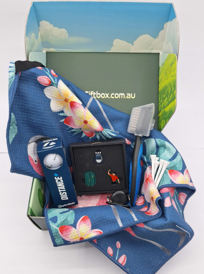 Golf gift box for nearest to pin golf tournament prize
