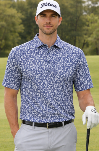 Golf Shirts - Flowers