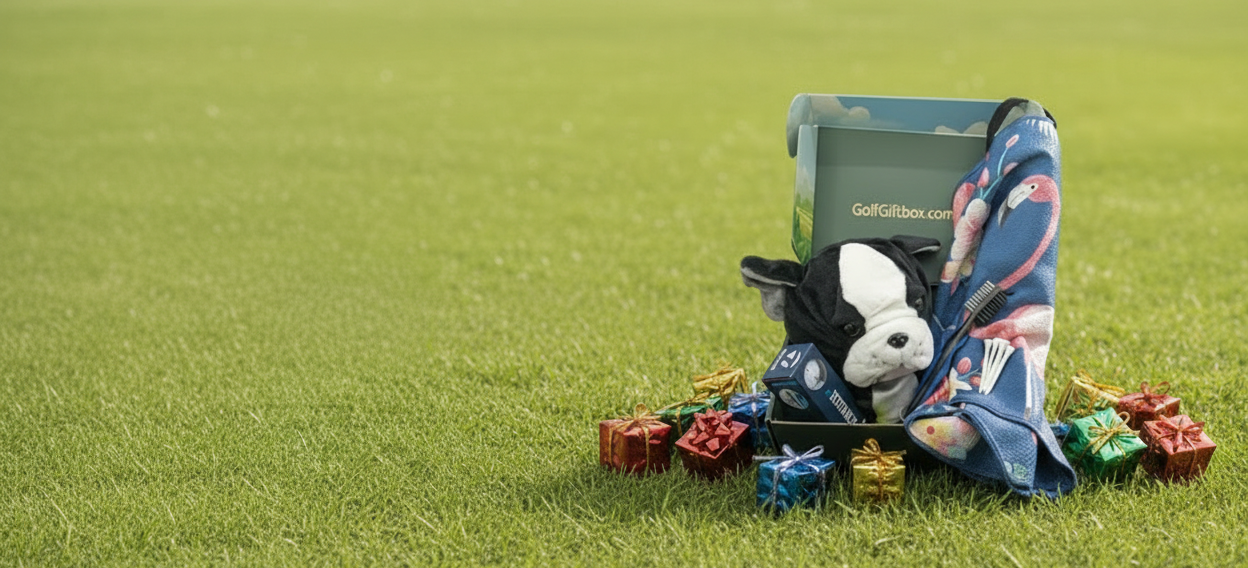 Premium golf gift boxes Australia with rangefinder and accessories