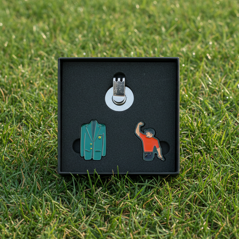 tiger woods golf ball marker unique cheap golf gift idea